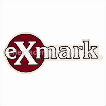 Decal, Exmark Logo - 126-6877:eXmark