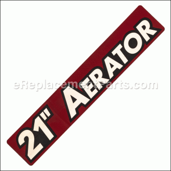 Decal-aerator 21 - 116-6953:eXmark