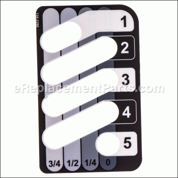 Decal-height Of Cut - 135-2280:eXmark