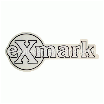 Decal-exmark Logo - 126-6969:eXmark