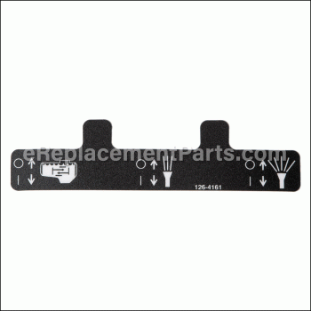 Decal-control, Lever - 126-4161:eXmark