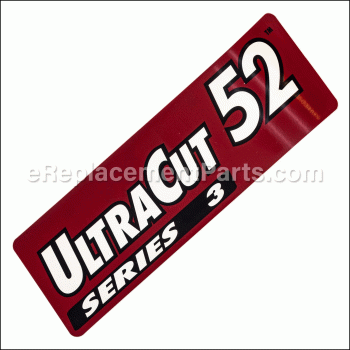 Decal-ultracut 52 Series 3 - 116-4699:eXmark