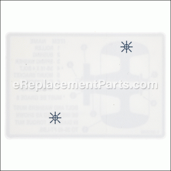 Decal,roller Mounting - 1-323540:eXmark