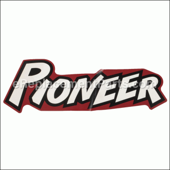 Decal-pioneer Logo - 116-4570:eXmark