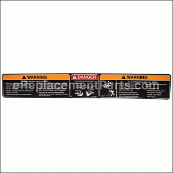 Decal-console - 109-7069:eXmark