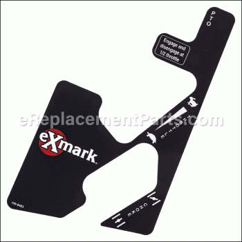 Decal-control Panel - 109-8483:eXmark