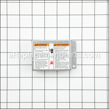 Cover,junction Box,w/label - 154758501:Frigidaire