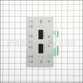 Switch Assembly,overlay,silver - 242167016:Frigidaire