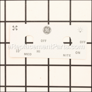 Switch Panel - WB02X11036:GE