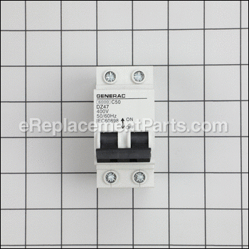 Circuit Brk 50a 400v 2pole - 0D1004E:Generac