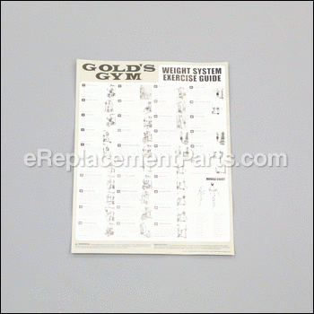 Exercise Chart - 201848:Golds Gym