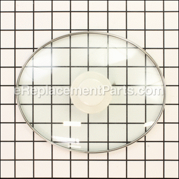 Oval Lid, Glass W/white Handle - 990006801:Hamilton Beach