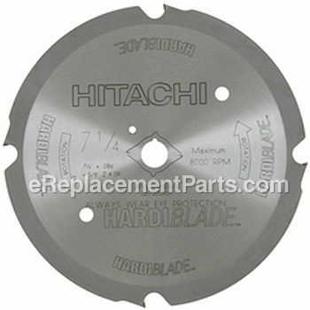 7-1/4 Flat 5/8 Arbor 4 Tooth - 18008M:Metabo HPT (Hitachi)