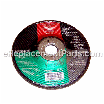 Grinding Wheel - 4 Diameter, - 727505B10:Metabo HPT (Hitachi)