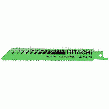 5 pk. Reciprocating Saw Blades for Wood - 725330:Metabo HPT (Hitachi)