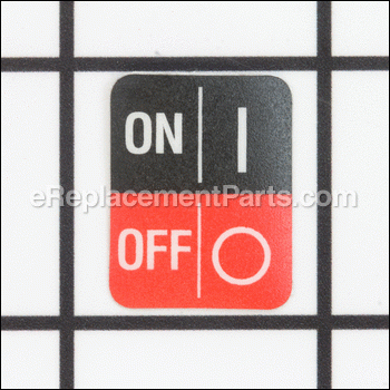 On/Off Switch Label - 940734079:Homelite