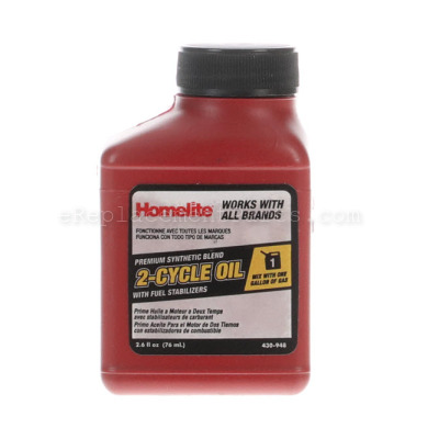 Exact Mix(Tm) Oil - 2.6 Oz. (50:1) - AC99G01:Homelite