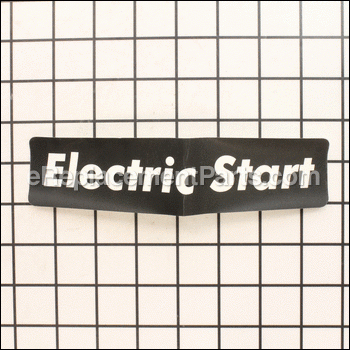 Electric Start Label - 940617021:Homelite