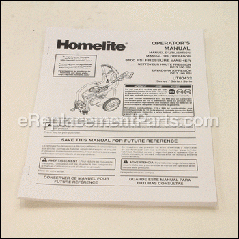 Operator's Manual - 988000732:Homelite