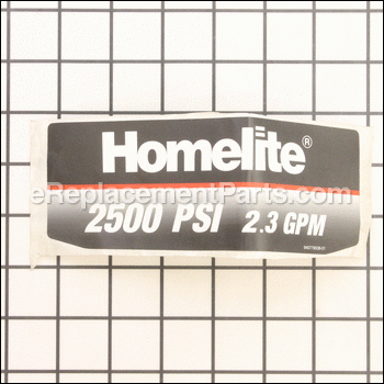 Performance Label - 940779038:Homelite