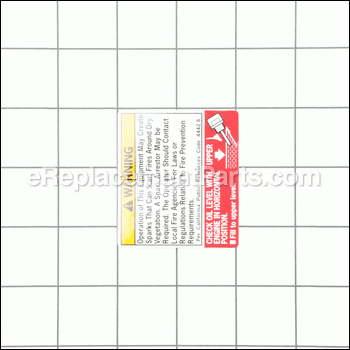 Label, Spark Warning - 87549-Z3E-J20:Honda