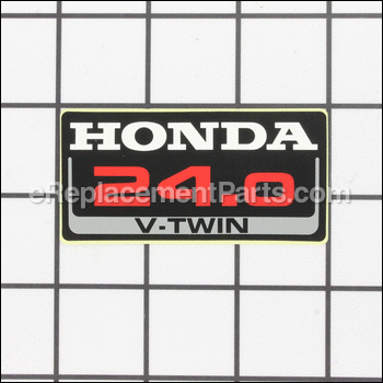 Emblem - 24.0 - 87101-ZN1-000:Honda