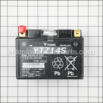 Battery (ytz14s) (yuasa) (msds - 31500-MCR-D03:Honda