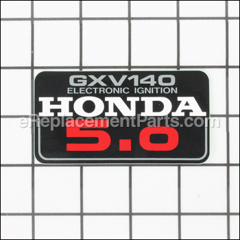 Emblem - Gxv140 5.0 - 87101-ZG9-800:Honda