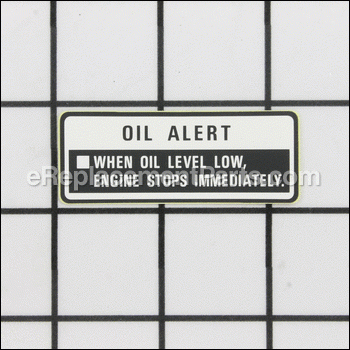 Mark- Oil Alert - English - 87530-ZL8-850:Honda