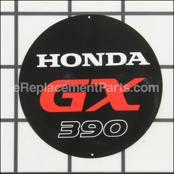 Emblem - Gx390 - Honda - 87521-ZF6-W04:Honda