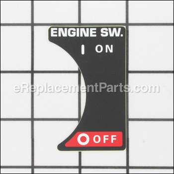 Mark, Engine Switch - 87501-Z07-C30:Honda