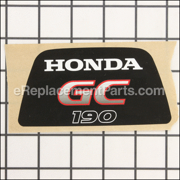 Mark- Emblem - Gc190 6.0 - 87101-Z1A-010:Honda