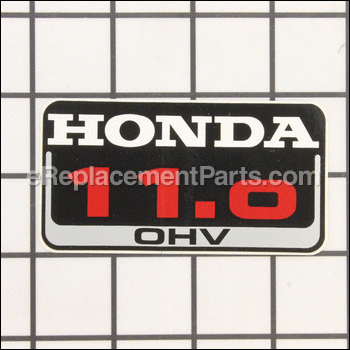 Emblem- Top Cover - 11.0 - 87101-ZE9-V01:Honda
