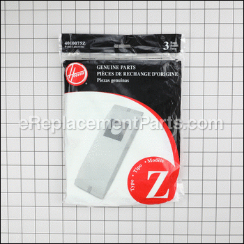 3 Pack Type Z Standard Vacuum - H-4010075Z:Hoover