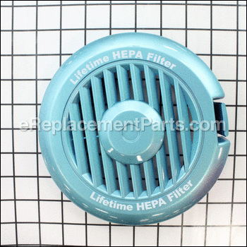 Exhaust Filter Cover-Lagoon Blue Metallic - 59157143:Hoover