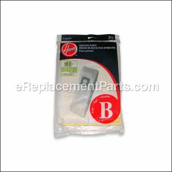 Type B Bag-3 Pack/allergen - H-4010103B:Hoover