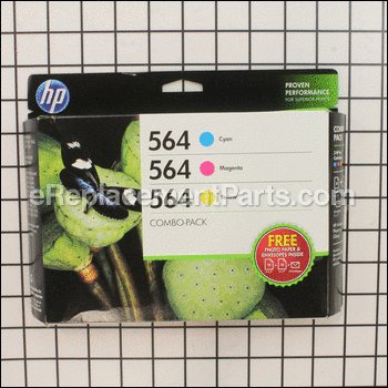 564 Ink Cartridge Combo Pack - B3B33FN:HP