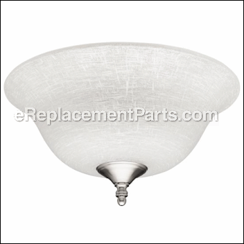 White Linen Bowl Light Kit - 28591:Hunter