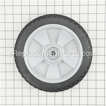 Wheel 9 In Gray Semi-pneumatic - E106919:Husky