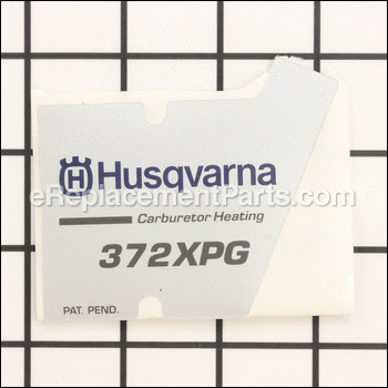 372xpg Decal - 537230206:Husqvarna