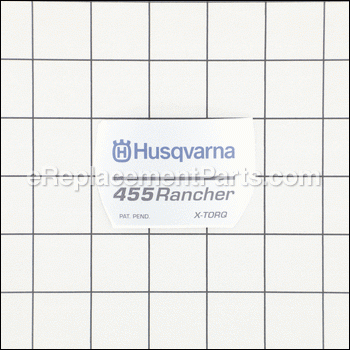 Decal, Clutch Cover - 522635201:Husqvarna
