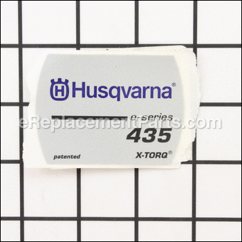 Label, Starter - 544463602:Husqvarna