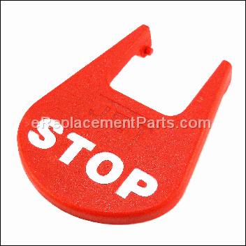 Stop Switch Face Plate - JPS10TS-342:Jet