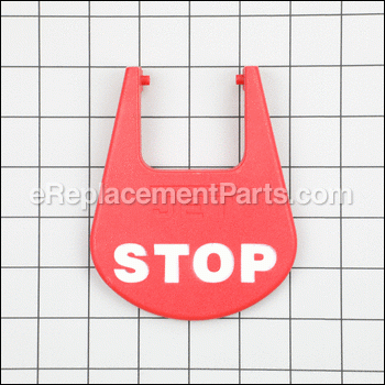 Stop Switch Face Plate - JPS10TS-342:Jet