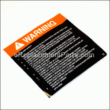 Warning Label - LM000351:Jet