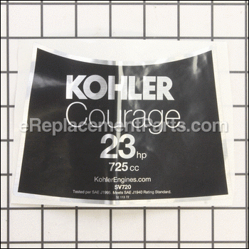 Label - 32 113 72-S:Kohler