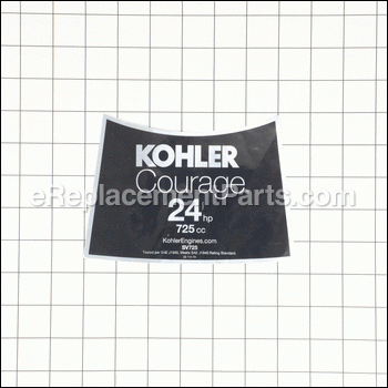 Decal, 24 Hp - 32 113 79-S:Kohler