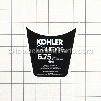 Decal, Name - 14 113 71-S:Kohler
