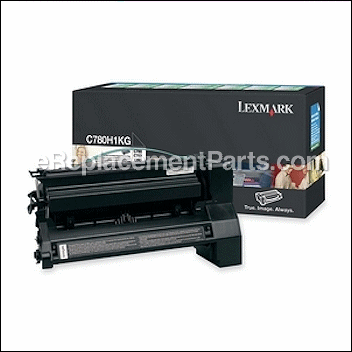 Black Extra High Yield Print Cartridge - C782X2KG:Lexmark