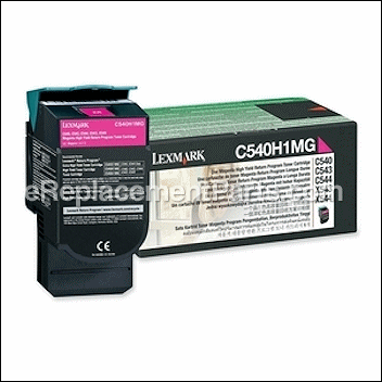 Magenta High Yield Return Program Toner Cartridge - C540H1MG:Lexmark